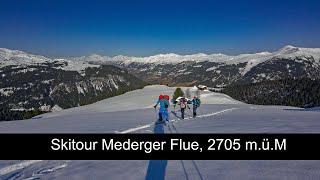 Ein weiterer Tag im Skitouren Paradies: Mederger Flue, 2705 m.ü.M