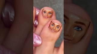 Terrifying TOENAIL ART ️ #shorts #nailart #naildesign #nailartist #pedicure #feet #nailsart