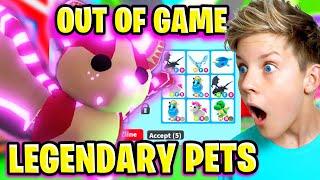 I TRADED RARE PETS AND THIS HAPPENED!! Roblox Adopt Me! Prezley