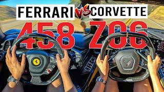 Corvette C8 Z06 (Z07) vs Ferrari 458 Italia | Did Chevrolet Beat the Benchmark?