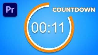 Create ANIMATED COUNTDOWN TIMER In Premiere Pro