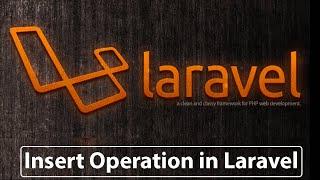 How to Insert Data in Laravel - Insert, View, Update, Delete Operation-CRUD Part 1- Laravel Tutorial