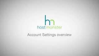 Account settings overview