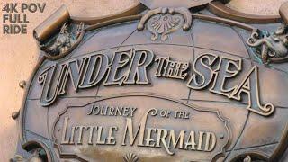 Under the Sea ~ Journey of The Little Mermaid Full Ride POV 4K