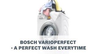 Bosch Washing Machine - VarioPerfect options
