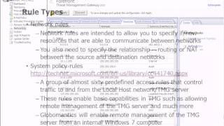 10 Forefront TMG Firewall Rules