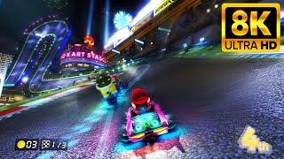 Mario Kart 8 Cemu Emulator PC in 2021 Ray Tracing Global Illumination & Reflections | RTX 3090