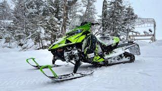 SERIOUSLY FAST SKI-DOO RIDE | UPSTATE SLEDDERS ARE REUNITED | SNOW GETS DUMPED ON US!!!!