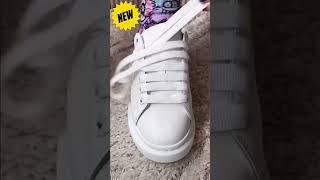How to stylish tie shoe laces | Tie your shoes | Shoelacing styles EP113623 #shoelaces #shorts