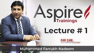 Vectric Aspire 9.5 Introduction #Tutorial Lecture 01 | Muhammad Farrukh Nadeem