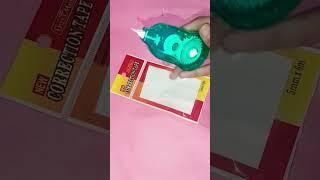Unboxing stationary #unboxing #glue pen #correction tape #bookmark #stickey notes