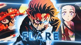 「Flare 」Tanjiro vs Hantengu - Demon Slayer last ep「AMV/EDIT」4K