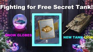 NEW Events + Big Boss! - Competing for Free Secret Tank, Snow Globes, Lion!! - WoT Blitz LIVE Stream