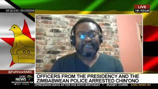 Zimbabwean journalist, Hopewell Chin'ono has been arrested again: Dr. Alex Magaisa