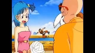 Dragon Ball - Krillin Pulls Down Bulma's Shirt - English Dub