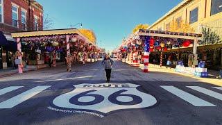 800 FEET LONG Christmas Canopies! ROUTE 66 CHRISTMAS CHUTE in Sapulpa, Oklahoma