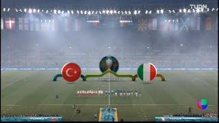 Univision Euro 2020 Inaugural Game Montage - Turkey vs Italy - June 11 2021