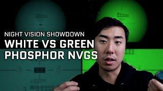 Is White Phosphor Better Than Green Phosphor Night Vision? Let's put that to the test!