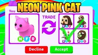 What People Trade for NEON PINK CAT in Adopt Me