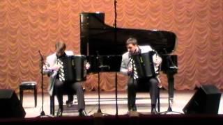 Г.Ф.Гендель "Concerto grosso h-moll 2 часть. Сибирский дуэт баянистов