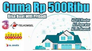 Cuma Rp 500Ribu Bisa Buat Wi-Fi Di Rumah ( Review Router 4G LTE CPE 903 Semua Operator Indonesia )