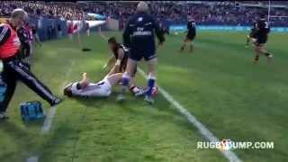 Scrumhalf Augustine Pulu's thumping tackle on USA hooker in Chicago