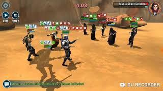 SWGoH - Bounty hunters (Jango lead) vs. (lite) Darth Revan team