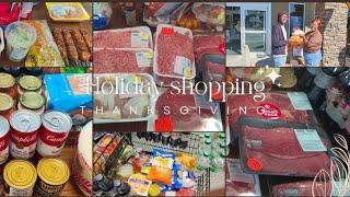 Holiday grocery haul getting ready for Thanksgiving| feeding a large family of 13 plus