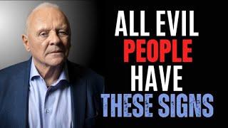 6 RED FLAGS that REVEAL the PERSON next to you is EVIL | ANTHONY HOPKINS Speech