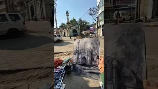 Live painting at Indore #lavinagar #indore #livepainting #landscape #artist #bhopal