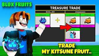 Trading My MYTHICAL KITSUNE Fruit And Rating Players OFFER!