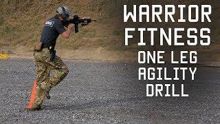 One Leg Agility Shooting Drill | Warrior Fitness | Tacletics | Tactical Rifleman