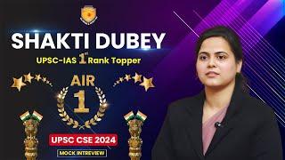 Shakti Dubey AIR 1 | IAS/UPSC CSE Topper 2024-25 Mock Interview | Vajirao & Reddy IAS Institute