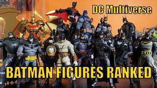 DC Multiverse | Batman Figures Ranked | McFarlane Toys | Batman Team Review and Rankings | DC Comics