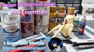 Garage Kit Beginner Essentials‍️ and Winner for Super Sailor Mercury giveaway!  (Subs ESP)