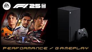 EA Sports F1 25 | Xbox Series X |  Gameplay / Performance