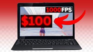 I Optimized a $100 Laptop Until I Got 1000 FPS