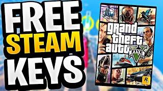 How to Get Paid Steam Keys For FREE! (Legally) 2024 - GTA 5 For FREE?