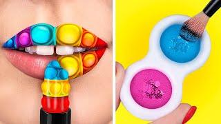 Pop It vs Simple Dimple Challenge! Pop It Hacks