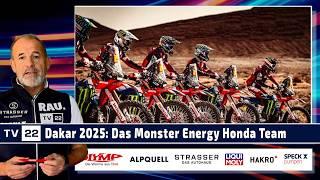 Dakar 2025: Team Monster Energy Honda mit Brabec, van Beveren, Branch, Schareina, Howes, Quintanilla