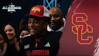 Four-star running back Shahn Alston commits to USC | Navy All-American Bowl 2025 | NBC Sports