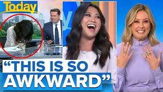 Funniest 'flirty' moments on live TV | Today Show Australia