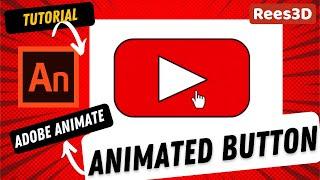 Animated Button Tutorial in Adobe Animate | Rees3D.com