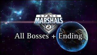 Space Marshals 2 - All Bosses + Ending {Gameplay} (iOS)