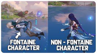 Only Fontaine Characters Can Do a Dolphin Jump! | Genshin Impact 4.0