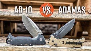 Cold Steel AD-10 vs. Benchmade Adamas: Battle of the Bruiser Folding Knives at KnifeCenter.com