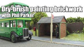 Dry-brush painting brickwork with Phil Parker