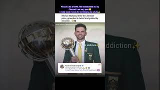 #keshavmaharaj lifted the ultimate prize, grounded in belief and guided by devotion. #cricket#wtc
