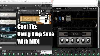 Cool Tip: Using Amp Sims On MIDI Instruments (Using Bias FX W/ Native Instruments Scarbee Pre-Bass)