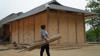 The elaborate house is about to be completed, Bring beautiful vegetables to the market